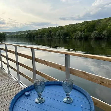 Båthotell Reve Sur Eau - Terrasse - Bain De Soleil Moisson